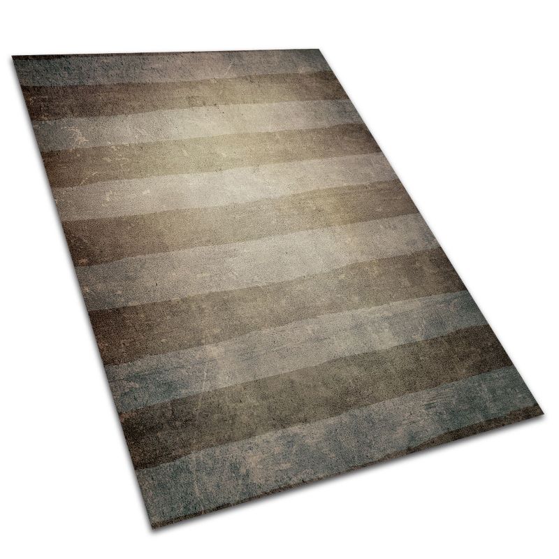 Winylowy Dywan Tarasowy Tulup 100x150 cm Odporny Na Warunki Atmosferyczne Poziome pasy 1 szt.