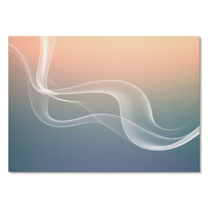 Plakat na Płótnie Tulup 42x29,7 cm (A3) Pastelowe fale Do salonu, sypialni, biura 1 szt.