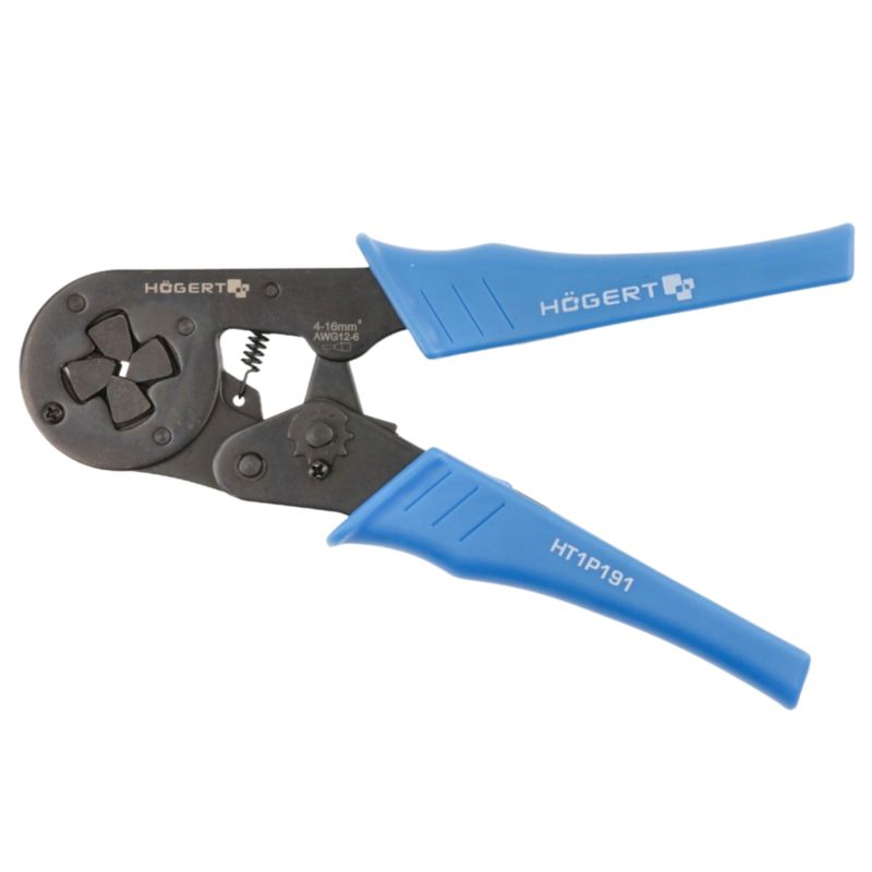 Sczypce Hogert Do Zaciskania Tulejek Kablowych 4-16mm2 210mm Ht1P191 1szt.