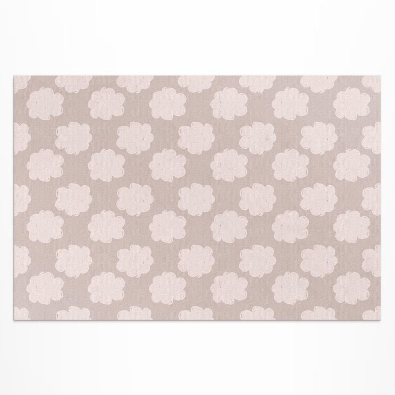 Dywan Winylowy Z Nadrukiem Wallfluent 80x120 cm Malowane chmurki w pastelowych barwach 1 szt.