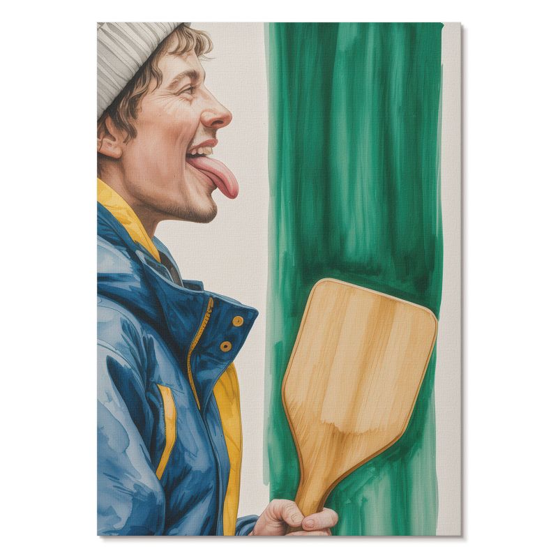 Plakat na Ścianę Tulup 59,4,x84 cm (A1) Zimowa zabawa Do sypialni, salonu, biura 1 szt.