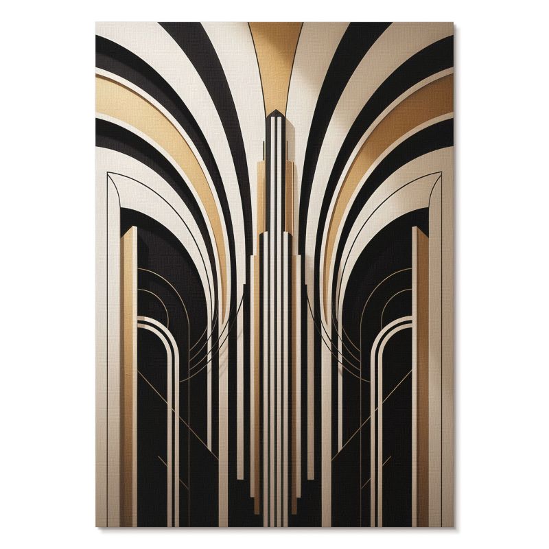 Nowoczesny Plakat na Płótnie Tulup 29,7x42 cm (A3) Art Deco Do salonu, biura, sypialni 1 szt.
