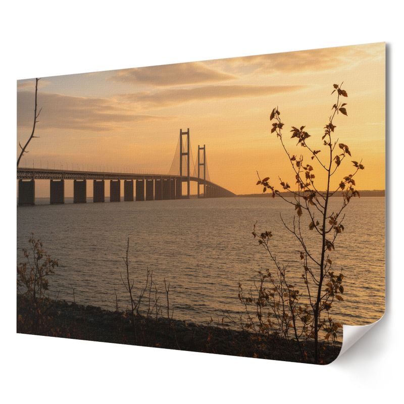 Plakat canvas Wallfluent Format A3 Most zachód Artysta Kalio 1 szt.