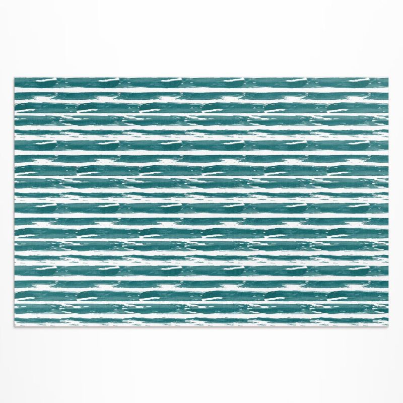 Zewnętrzny Dywan Winylowy Wallfluent 140x210 cm Abstrakcyjny wzór malowane linie 1 szt.