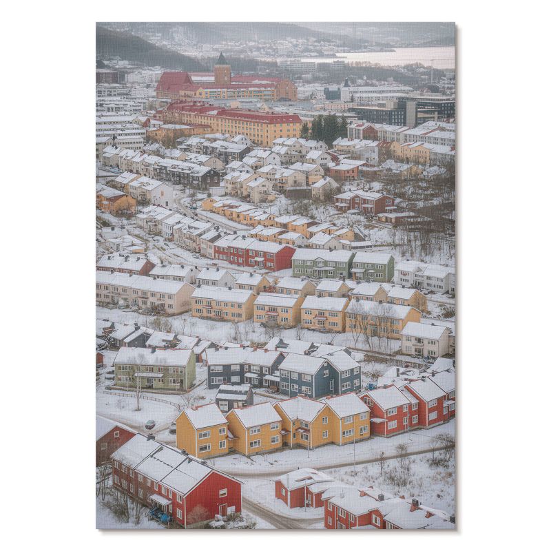 Obraz Plakat Canvas Tulup 42x59,4 cm (A2) Zimowy krajobraz Do salonu, biura, sypialni 1 szt.
