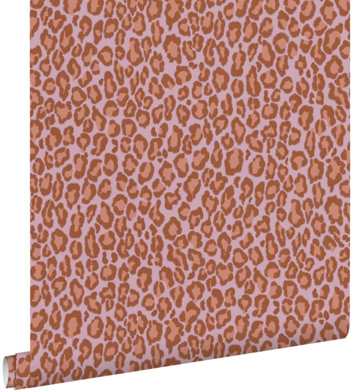 Tapeta ESTAhome panterka terakotaIliliowo fioletowym 53 cm x 10.05 m - 1 rol.