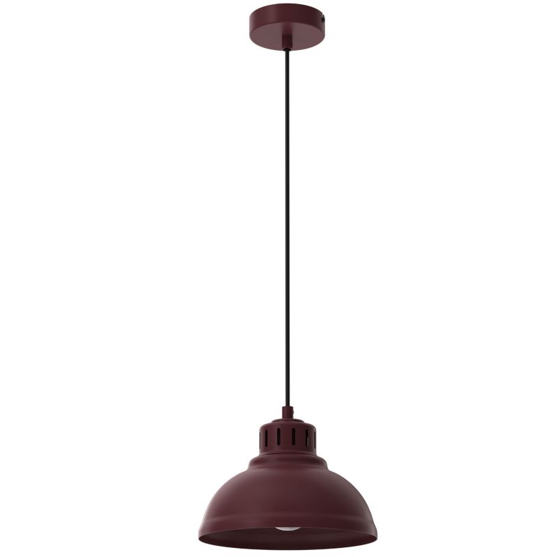 Lampa wisząca Luminex Sven czerwona 1xE27x15W IP20 wym:110x21x21cm - 1 szt.