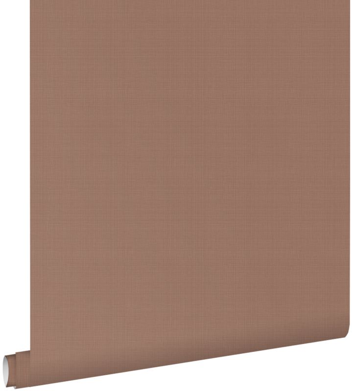 Tapeta ESTAhome lniana tekstura terakoty różowej 53 cm x 10.05 m - 1 rol.