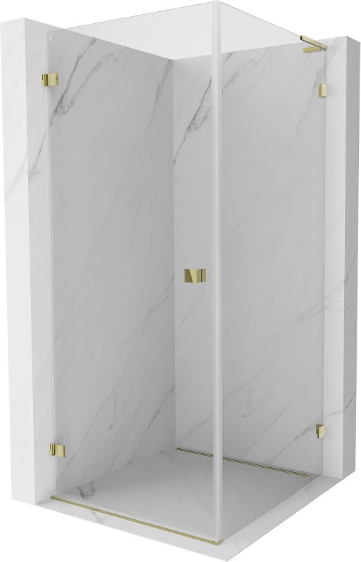 Kabina prysznicowa Mexen Lunar-B L złota 100x100 cm 832L-100-100-50-00-L 1 szt.