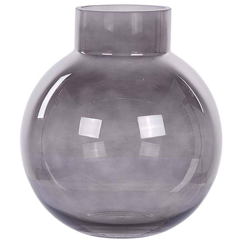 Wazon na kwiaty Polydrosos Szkło 22 cm Szary 1 szt.