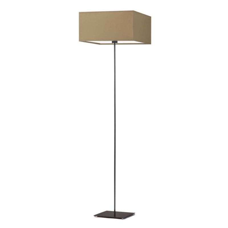 Lampa stojąca Volta Light Factory podłogowa z abażurem cappuccino kwadrat MOTO 1szt.