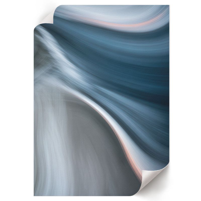 Plakat Do Pokoju Dziecka ArtPrintCave 42x59,5 cm Fale niebieskie Clara "Bloom" Weiss 1 szt.