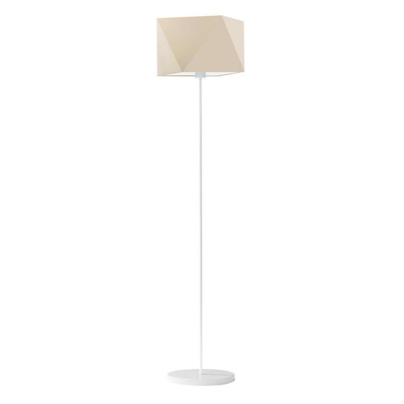 Lampa stojąca Volta Light Factory podłogowa z abażurem ecru diament BURNE 1szt.