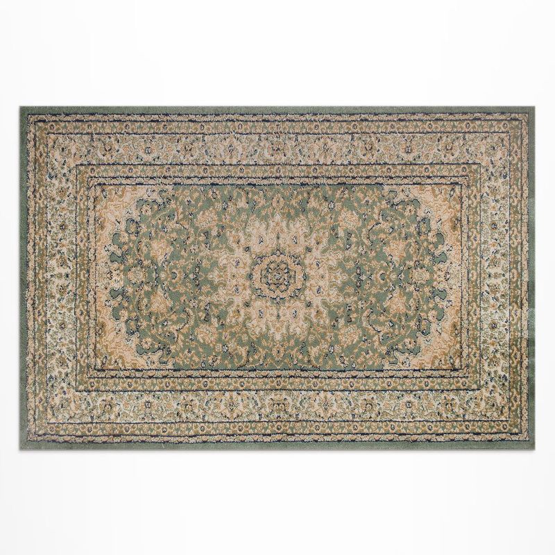 Zewnętrzny Dywan Winylowy Wallfluent 140x210 cm Klasyczny wzór ornamentalny vintage 1 szt.