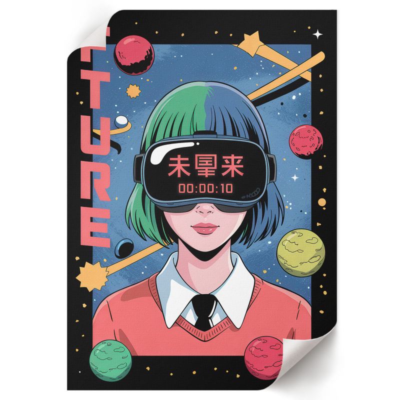 Plakat Do Pokoju Dziecka ArtPrintCave 42x59,5 cm Future anime Sebastian Grabowski 1 szt.
