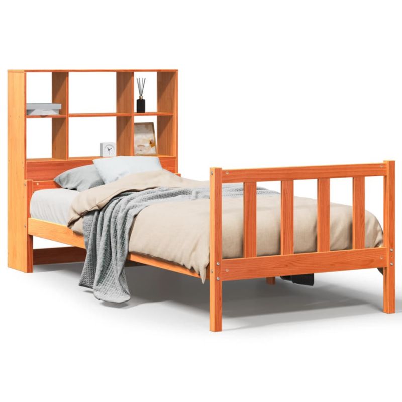 Rama łóżka WaszeMeble 80x200 cm Woskowy brąz sosna WM-3322143 1 szt.