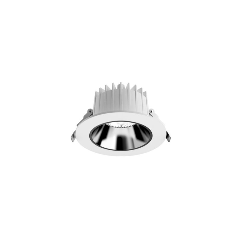 Oprawa wpuszczana Nowodvorski Lighting Kea łazienkowa biała LED 20W 3000K 1150lm IP44 wym: 12,1 x 12,1 cm okrągła - 1 szt.