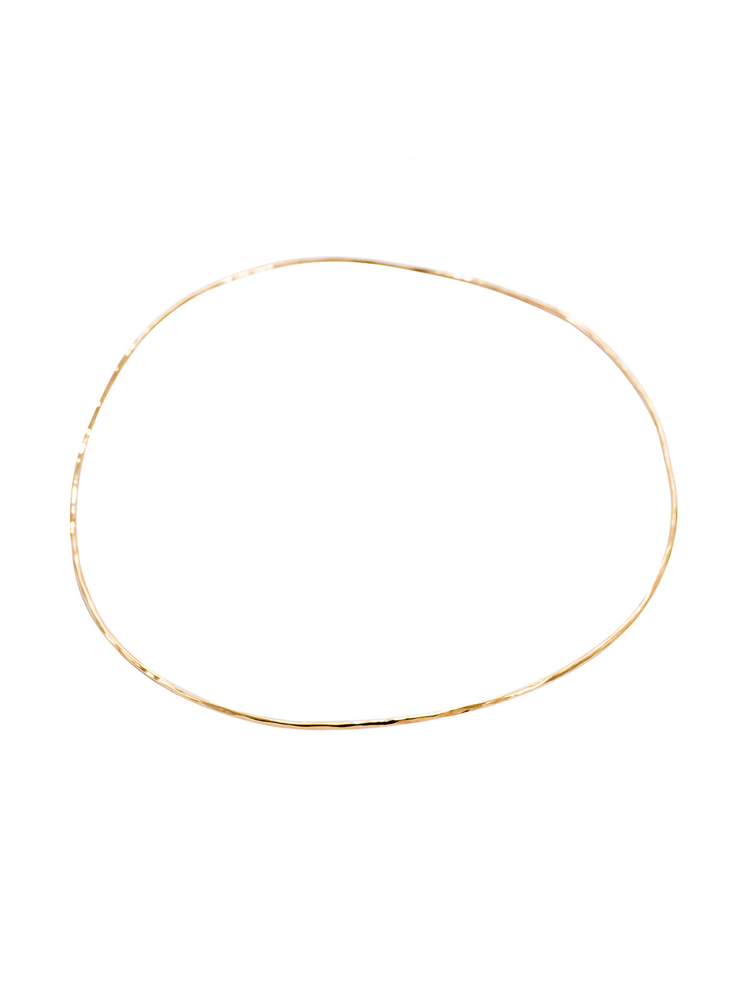 Flora Bracelet N°3 - lekko młotkowana, cienka bransoletka