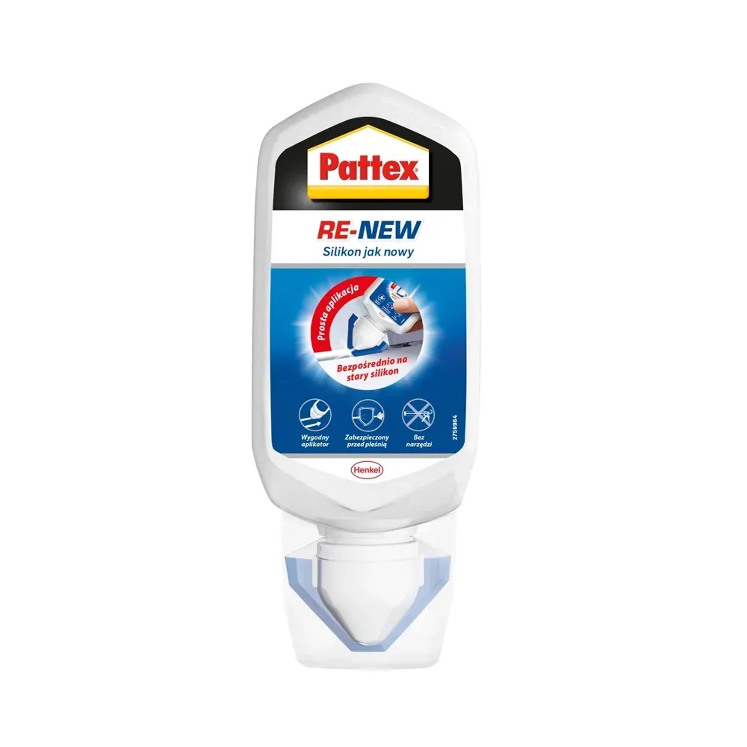 Pattex Silikon naprawczy renowator Re-New (do łazienek, toalet, korytarzy) biały