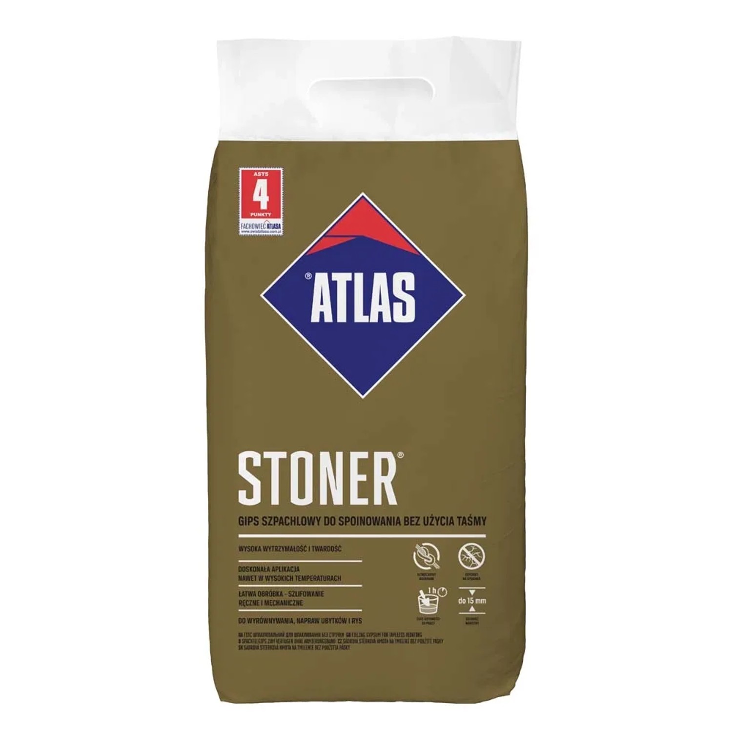 Atlas Gips szpachlowy Stoner 5 kg