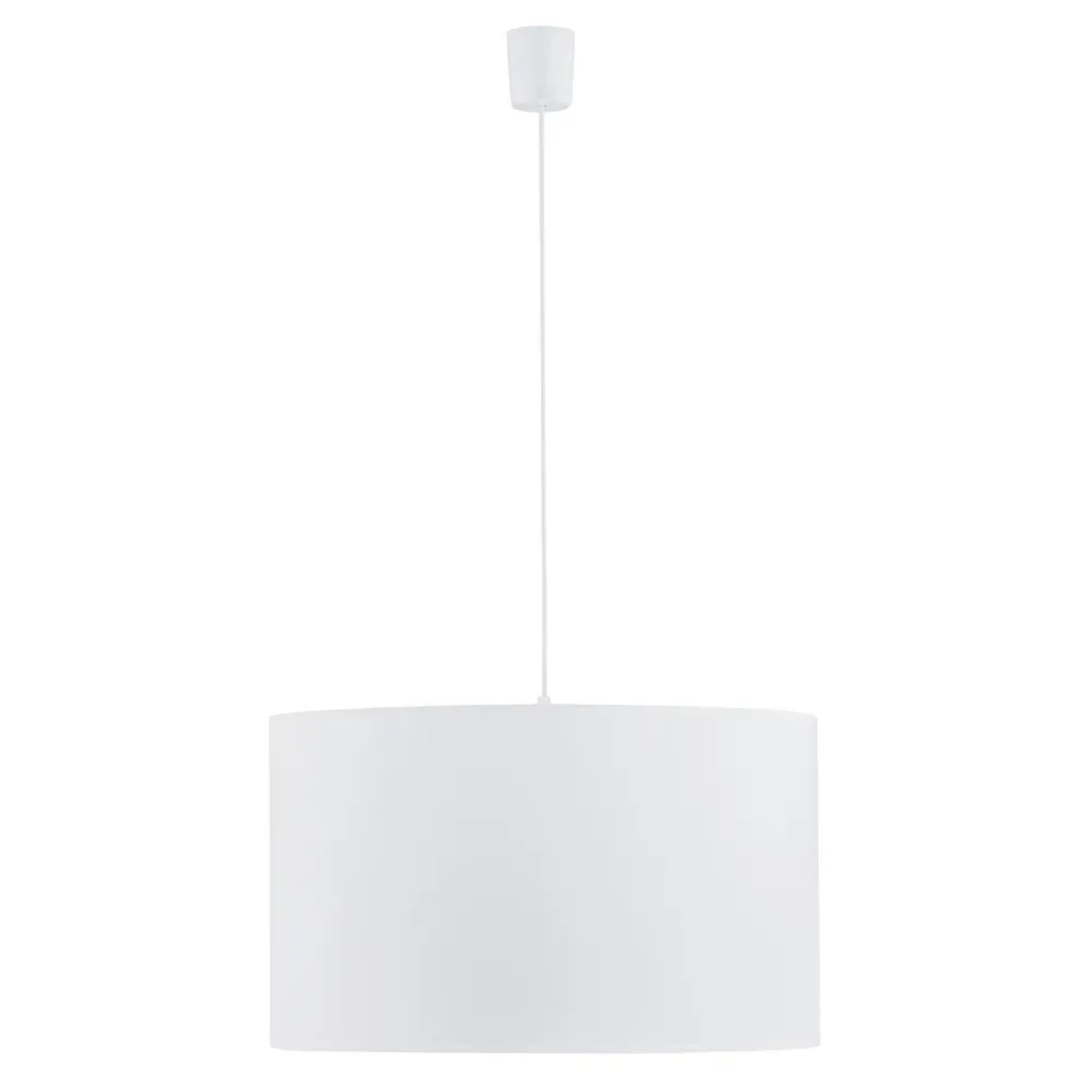 TK Lighting Lampa wisząca RONDO śr. 50 cm biała 3xE27