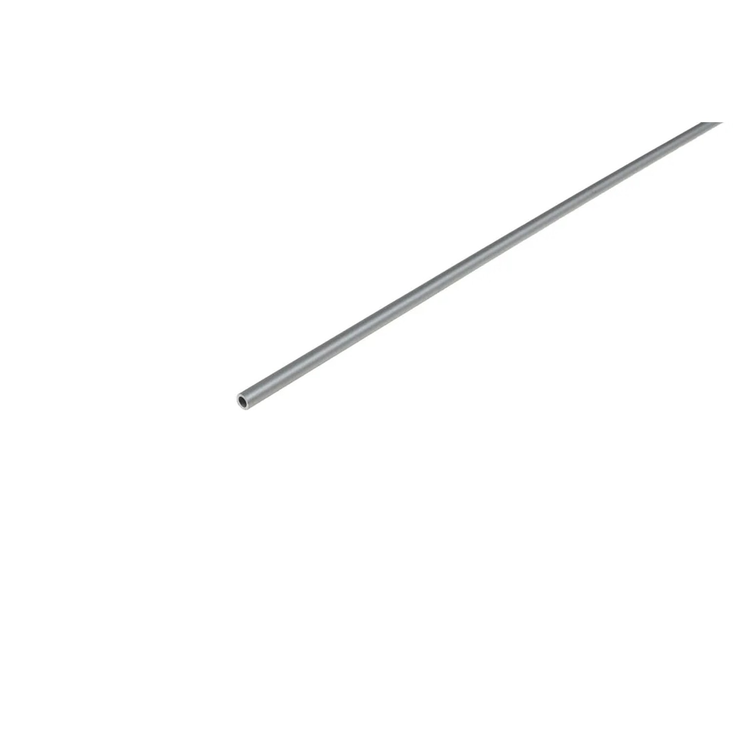 Cezar Rura aluminiowa okrągła D6 dł. 1 m srebrna