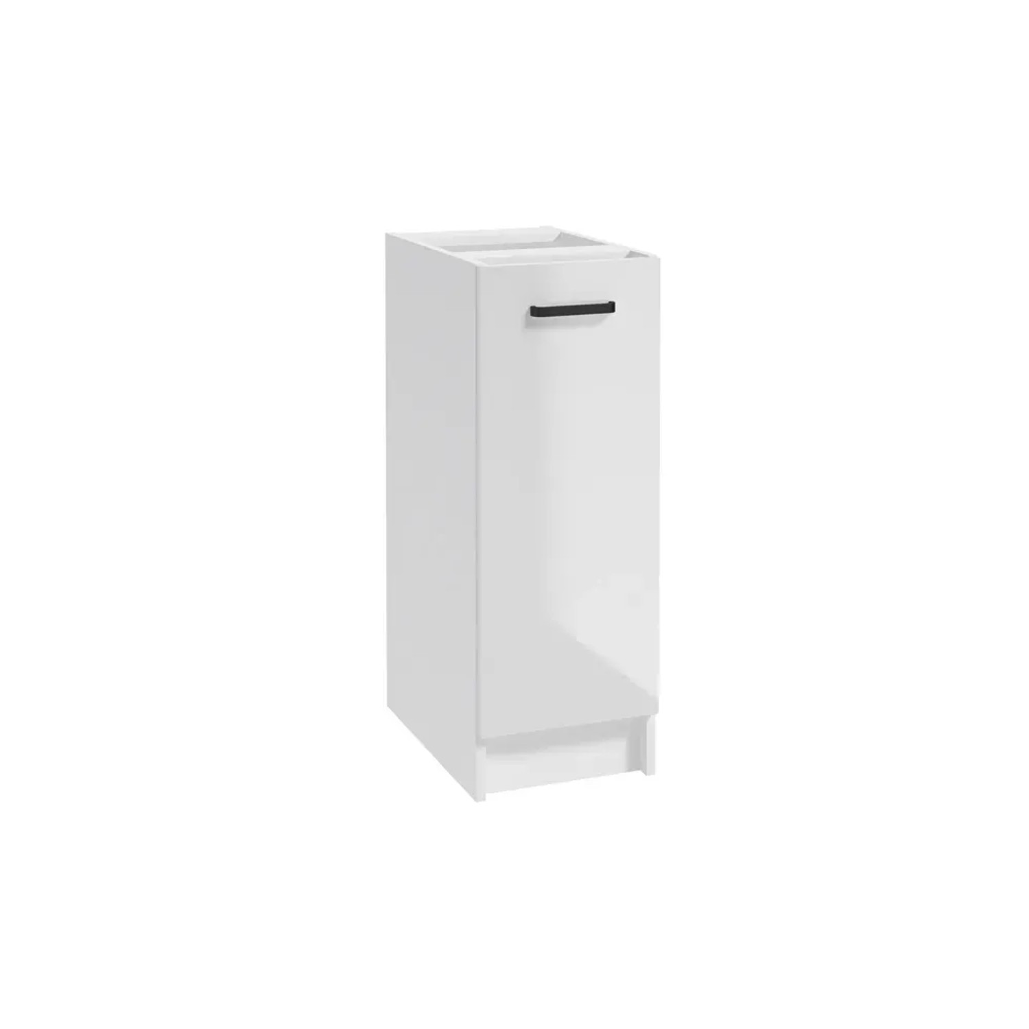 Defra Szafka kuchenna dolna NAPOLI biel/czarny 30 cm