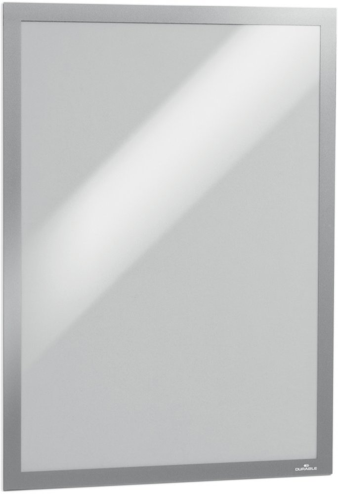 Ramka magnetyczna Durable Duraframe, PVC free, samoprzylepna, A3, 1 sztuka, srebrny