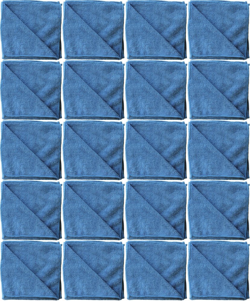 20x Ściereczka z mikrofibry Merida, 35x35cm, 1 sztuka, niebieski