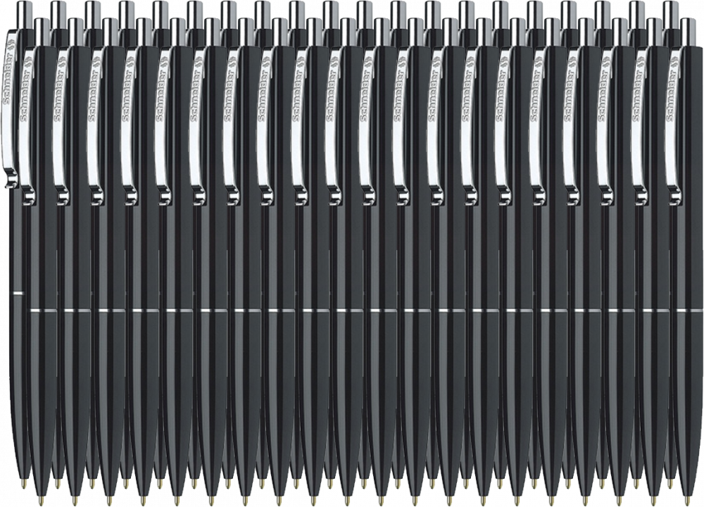 40x Długopis automatyczny Schneider K15, M, czarny