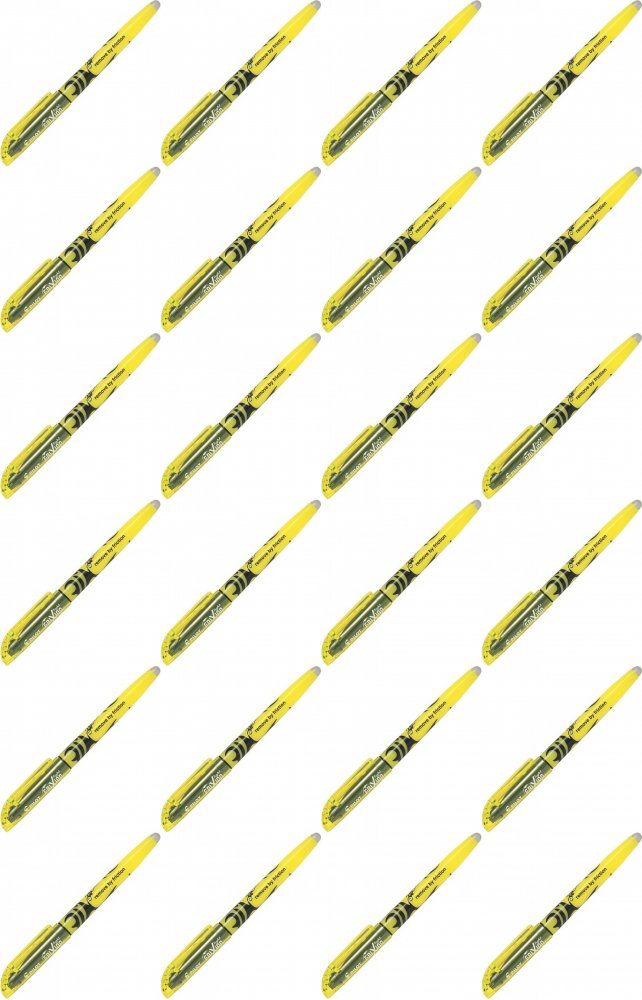 24x Zakreślacz wymazywalny Pilot, Frixion Light, ścięta, 4mm żółty