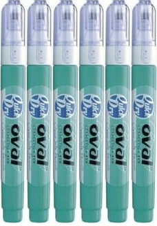 6x Korektor w piórze OVAL, ZIG-1000 , 7ml