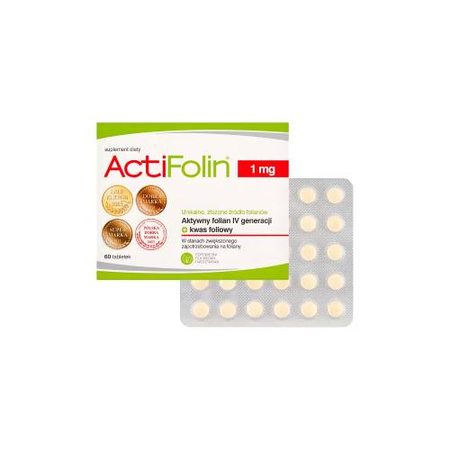Actifolin 1 mg, 60 tabletek