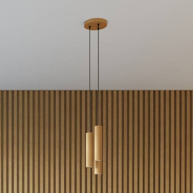Sollux Lighting Karbon lampa wisząca 3x10 W złota SL.1557