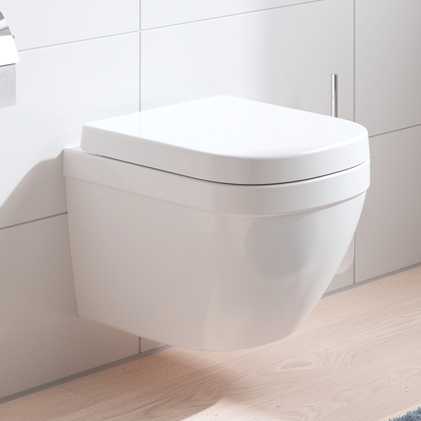 Grohe Euro Ceramic miska WC wisząca bez kołnierza z deską wolnoopadającą spłukiwanie wirowe biały 39554000 - Wysyłka w 24h