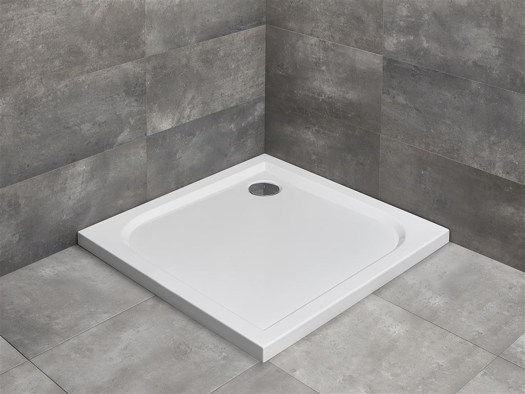 Radaway Delos C brodzik 80x80 cm kwadratowy biały SDC0808-01 - Wysyłka w 24h