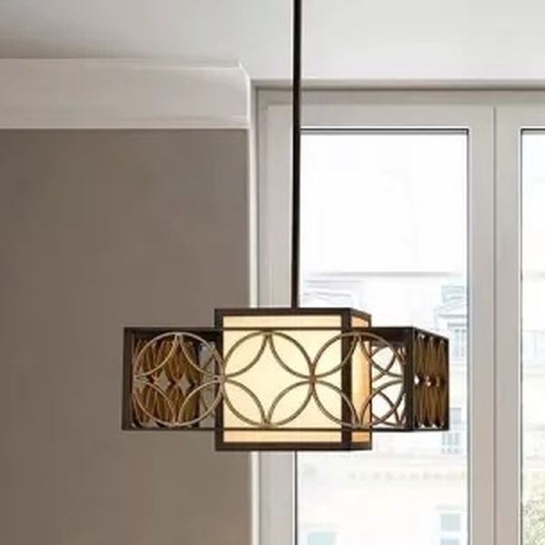 Elstead Lighting Remy lampa wisząca 1x60 W klasyczny brąz/paryskie złoto FE-REMY-P-B