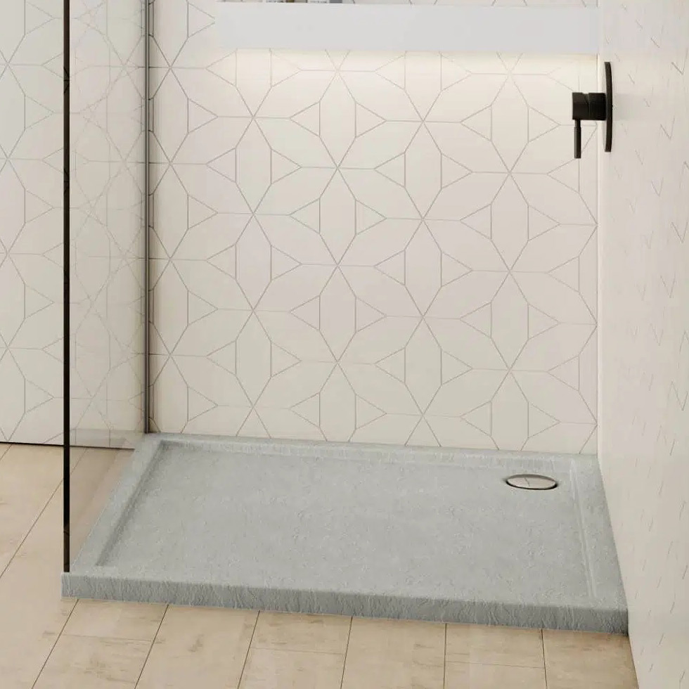 Schedline Sharper brodzik kwadratowy 90x90 cm cement 3S.S1K-9090/CT/ST