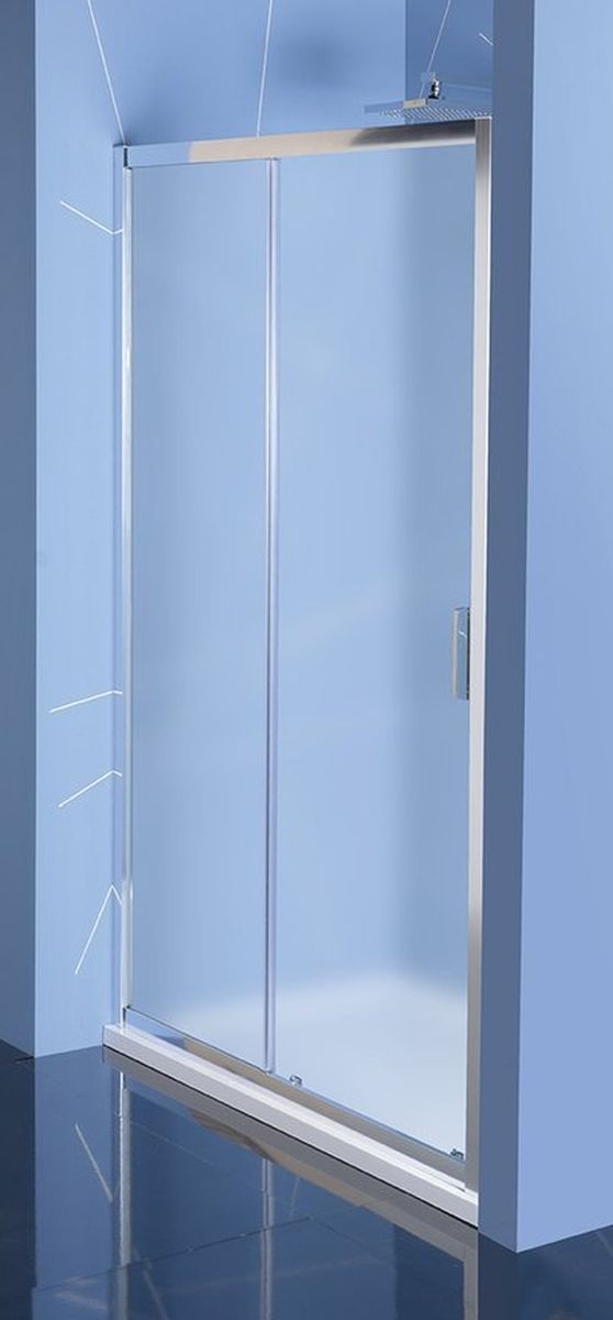 Polysan Easy Line drzwi prysznicowe 110 cm chrom/szkło brick EL1138