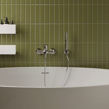 Hagser Della bateria wannowo-prysznicowa ścienna chrom HGR30000034 - Wysyłka w 24h