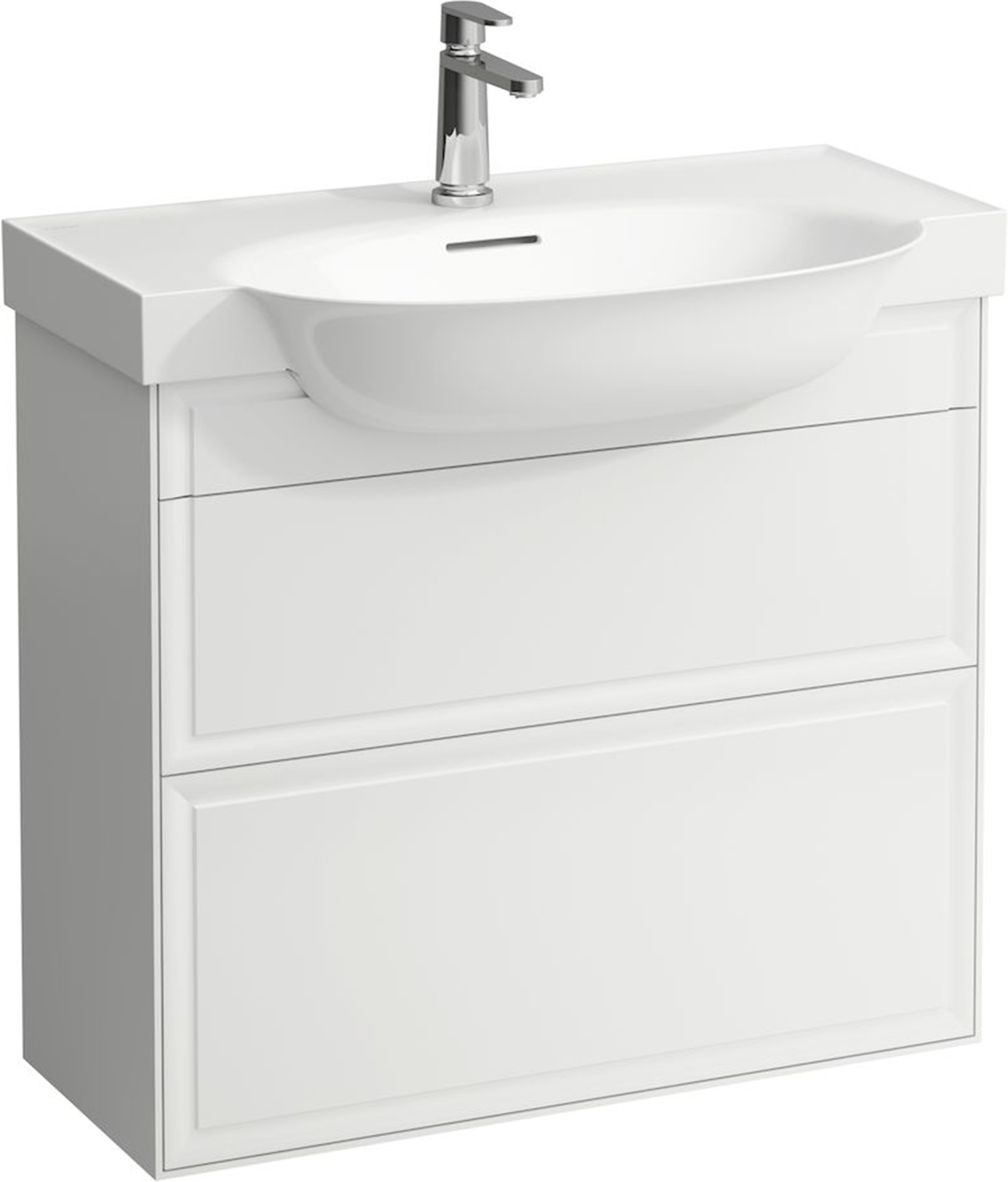 Laufen The New Classic szafka 80 cm podumywalkowa wisząca biały połysk H4060420856311