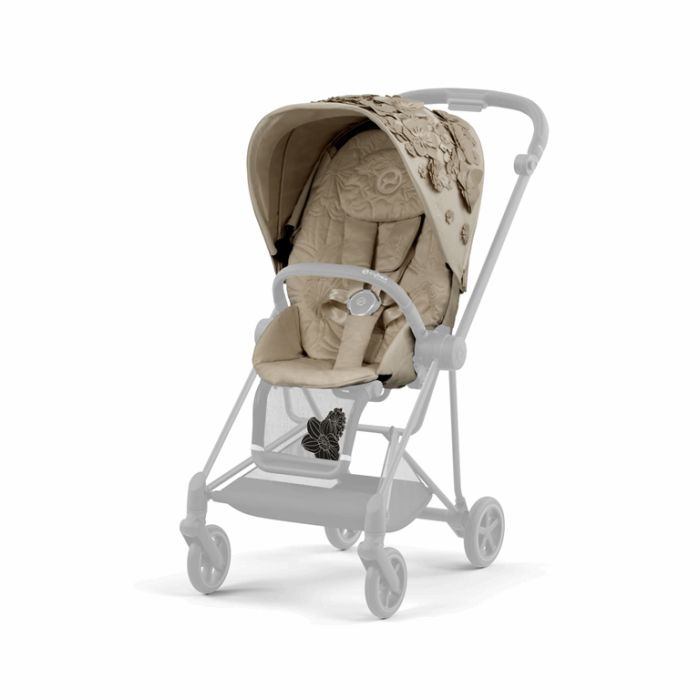 Cybex Mios 3.0 - tapicerka siedziska-Simply Flowers Nude Beige