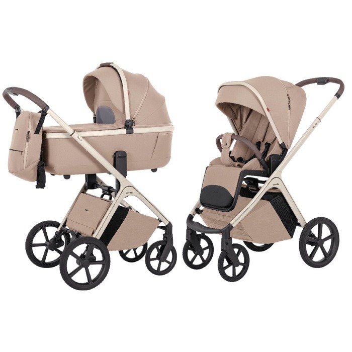 Carrello Vector - wózek głęboko-spacerowy 2w1-Walnut Beige