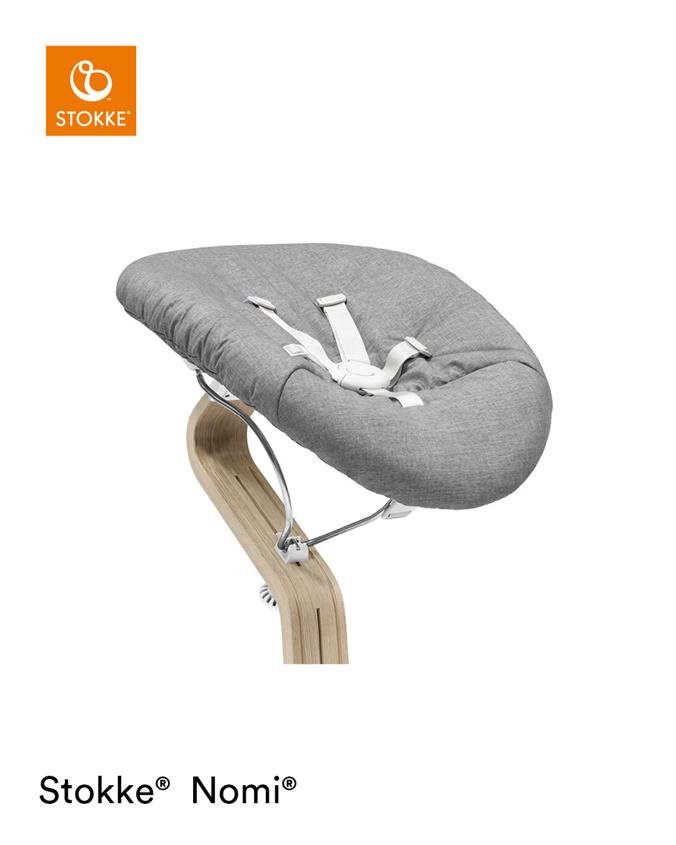 Stokke Nomi Newborn Set - zestaw dla noworodków do krzesełka Nomi-White - Grey Pink