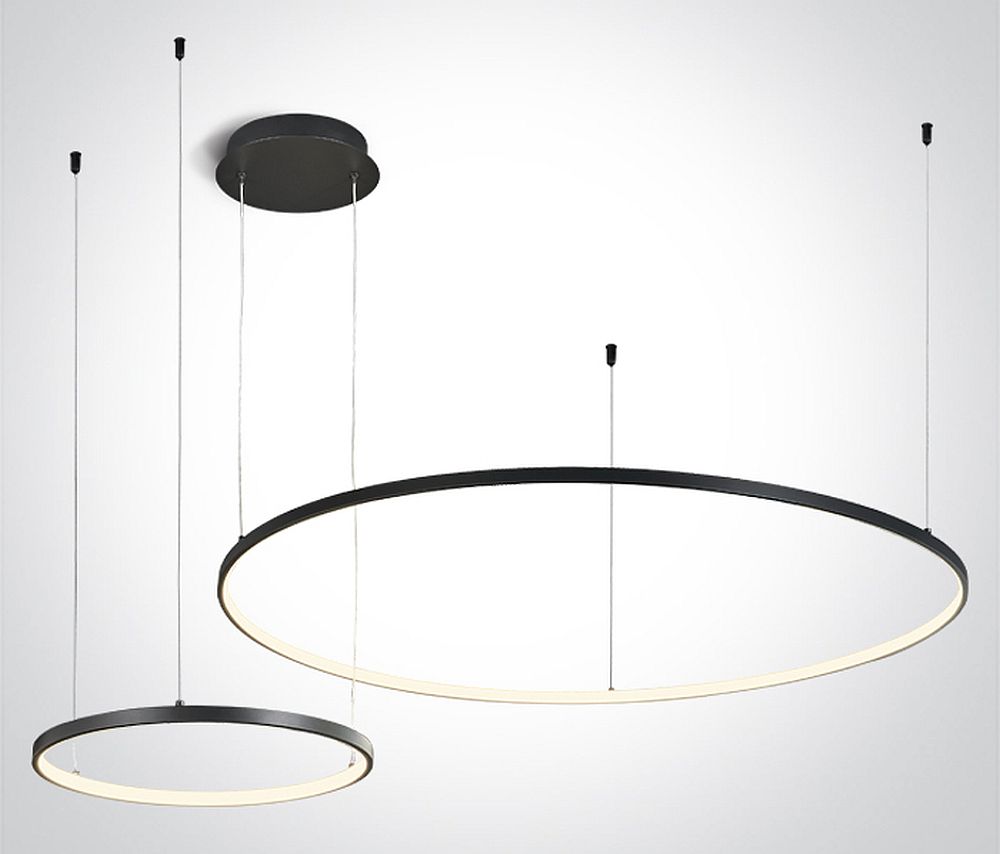 Darmowa Dostawa - Lampa podsufitowa 1x65 W czarna One Light Verdun 2 63150ABW