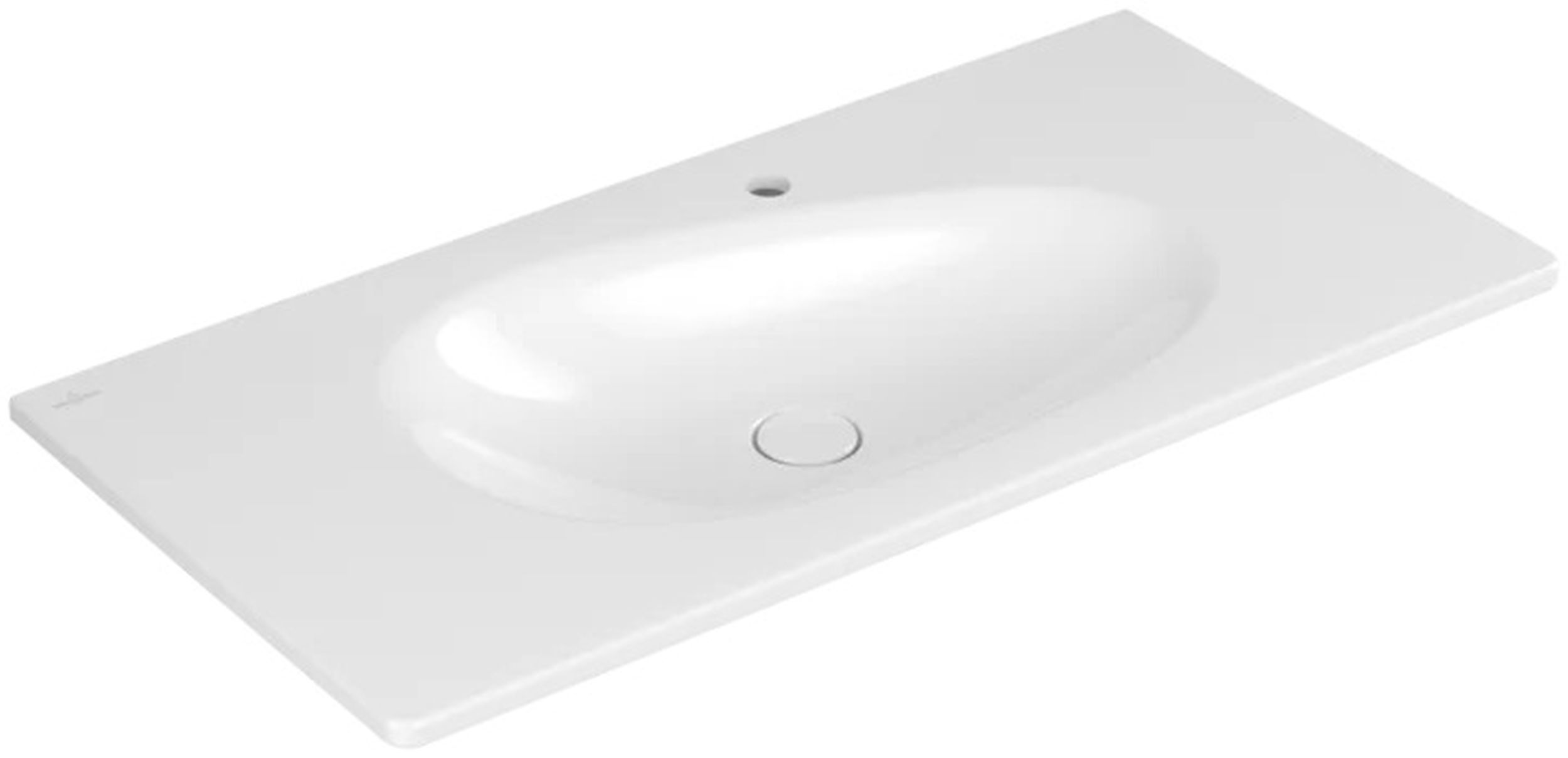Darmowa Dostawa - Umywalka 100x50 cm prostokątna meblowa biała Villeroy & Boch Antao 4A76A2R1