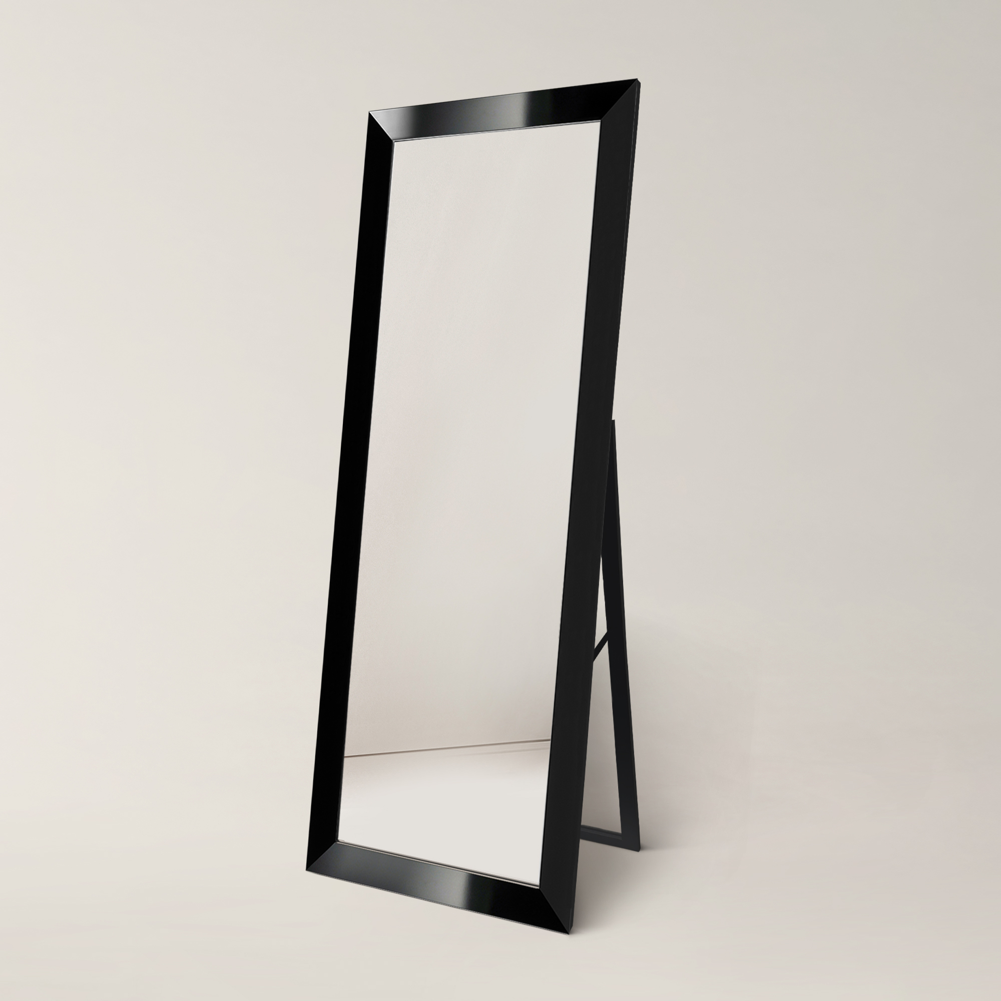 Darmowa Dostawa - Lustro 64.6x174.6 cm prostokątne czarne Ars Longa Milano LSMILANO50160C