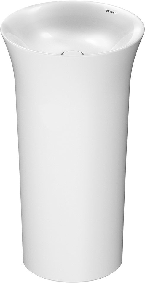 Darmowa Dostawa - Umywalka 50x50 cm okrągła wolnostojąca biała Duravit White Tulip 2702500070
