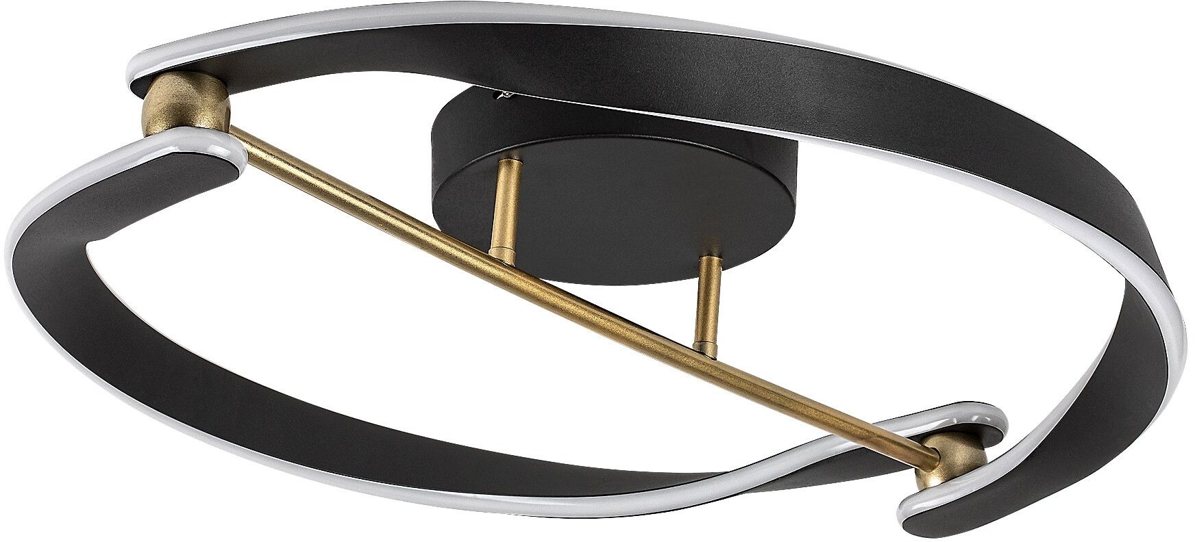 Darmowa Dostawa - Lampa podsufitowa 1x40 W czarna-złota Rabalux Adalind 71149