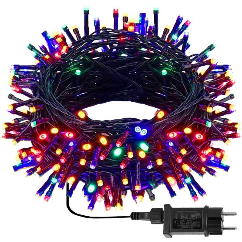 Lampki choinkowe świąteczne Springos 1000 LED 50 m multikolor zewnętrzne 1 szt.